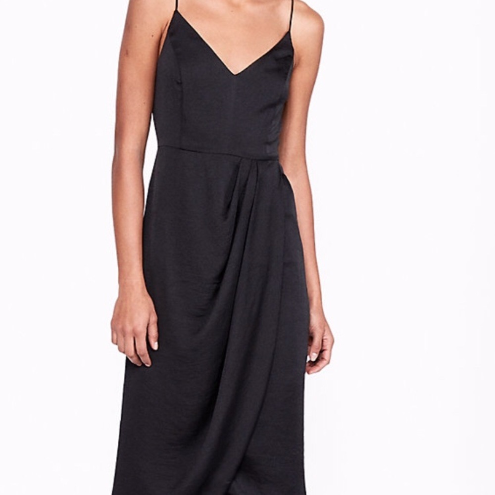 Express Faux Satin Maxi Dress XL